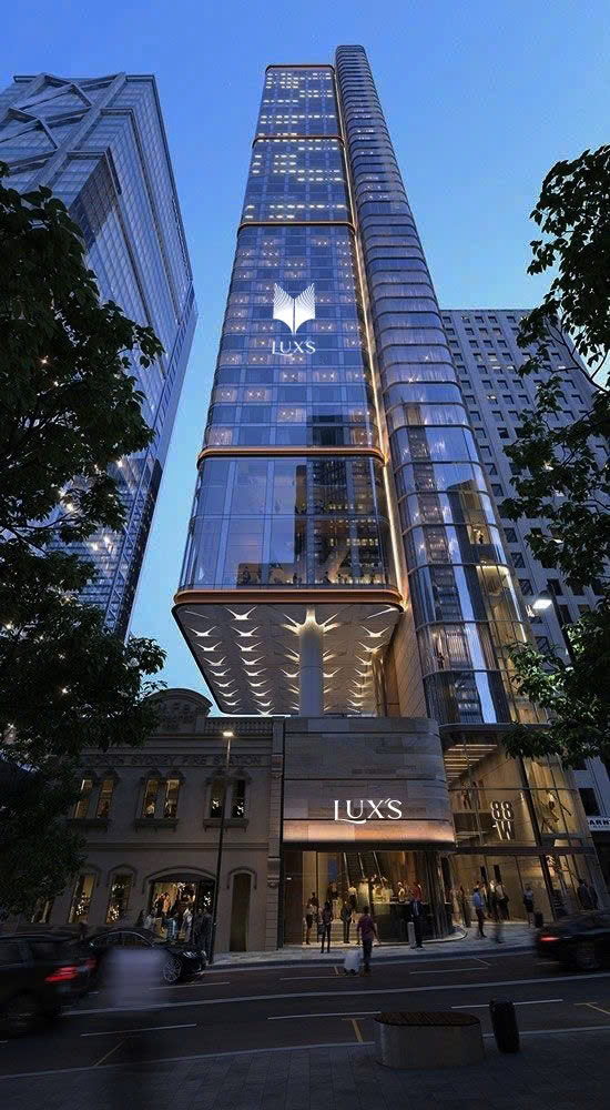 LUX'S tower entry concept